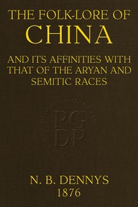 The folk-lore of China book cover
