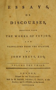 Essays, or discourses, vol. 3 (of 4) book cover