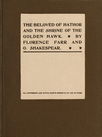 The beloved of Hathor, and The shrine of the Golden Hawk book cover