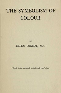 The symbolism of colour book cover