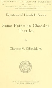 Some points in choosing textiles book cover