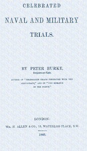 Celebrated naval and military trials book cover