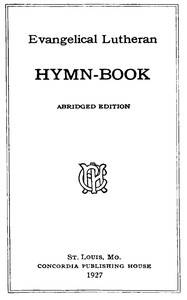 Evangelical Lutheran hymn-book book cover