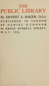The public library book cover