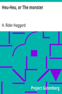 Heu-Heu, or The monster book cover