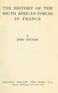 The history of the South African forces in France book cover