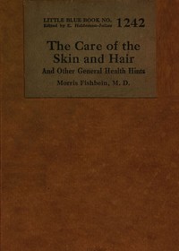 The care of the skin and hair book cover
