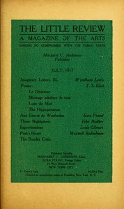 The Little Review, July 1917 (Vol. 4, No. 3) book cover