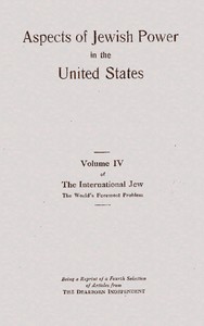 Aspects of Jewish power in the United States book cover