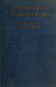 Letters from a living dead man book cover