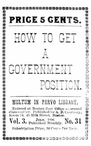 How to get a government position book cover