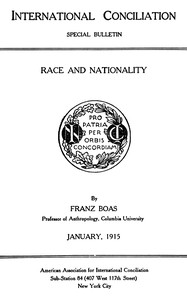 Race and nationality book cover