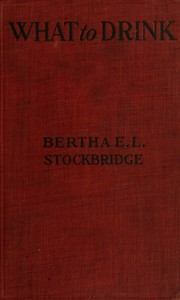 What to drink book cover