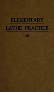 Elementary lathe practice book cover