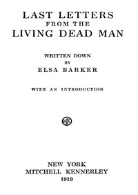 Last letters from the living dead man book cover