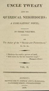 Uncle Tweazy and his quizzical neighbours, vol. 2 of 3 book cover