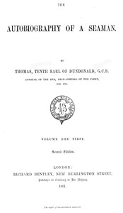 The autobiography of a seaman (volume 1 of 2) book cover
